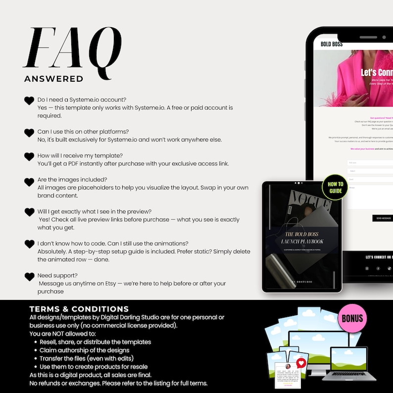 Websitesjabloon Systeme.io, gedurfde trechter voor coaches, mentoren en makers van cursussen | Voor mobiel geoptimaliseerde digitale productbestemmingspagina | Verkooppagina afbeelding 7