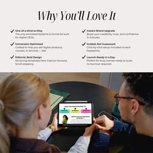Websitesjabloon Systeme.io, gedurfde trechter voor coaches, mentoren en makers van cursussen | Voor mobiel geoptimaliseerde digitale productbestemmingspagina | Verkooppagina afbeelding 4