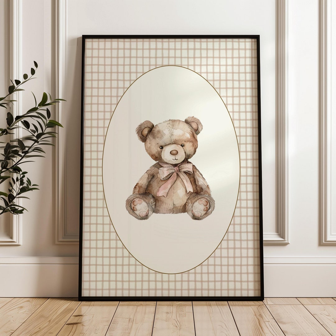 Cute Neutral Nursery Prints Downloadable, Girls Nursery Wall Art Prints ...