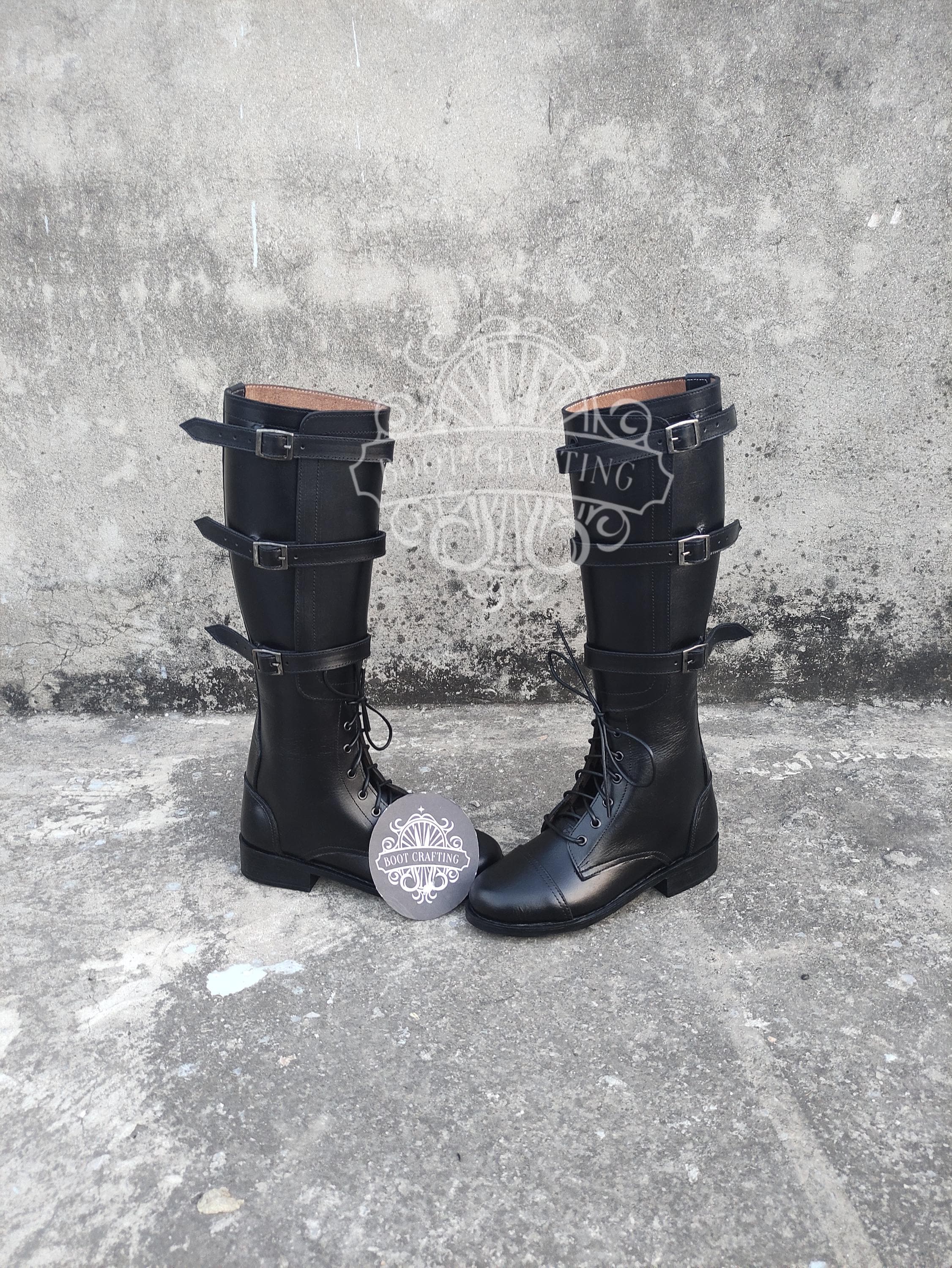 Stivaletti Donna QUEEN HELENA Con Tacco Largo | Tronchetti Traforati In Pelle Sintetica