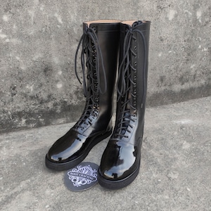 Asics Wrestling Shoes Men's Pro Wrestling Boots Patent Leather