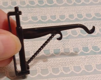 Dollhouse miniature plant hanger. 1/12 or 1/6 scale.