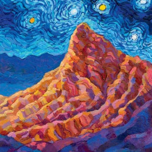 The Original 2026 Starry Night National Parks Wall Calendar | Hand