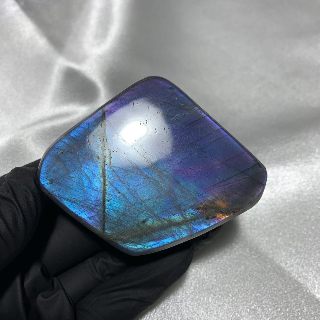 Rare Color Labradorite Freeform Natural Crystal Labradorite Mineral ...