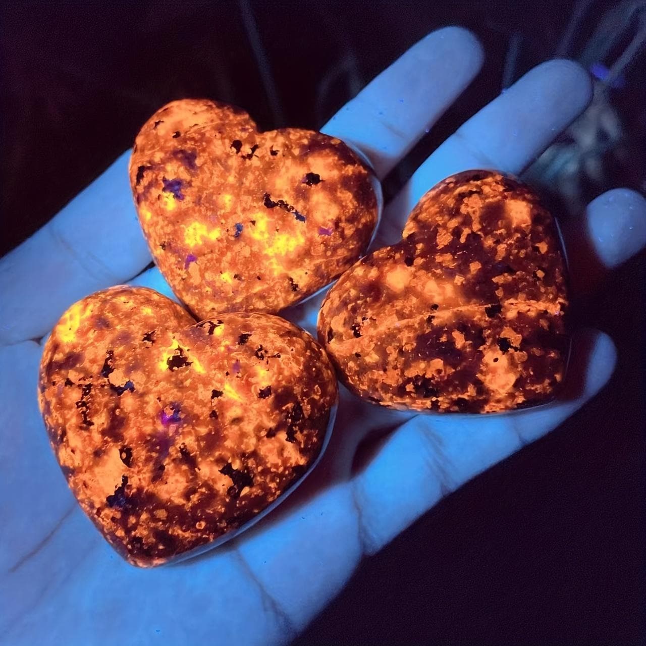 Charme En Cristal Yooperlite Cœur - 50-60g, Pierre énergétique Wicca | Collection, Décoration, Lithothérapie