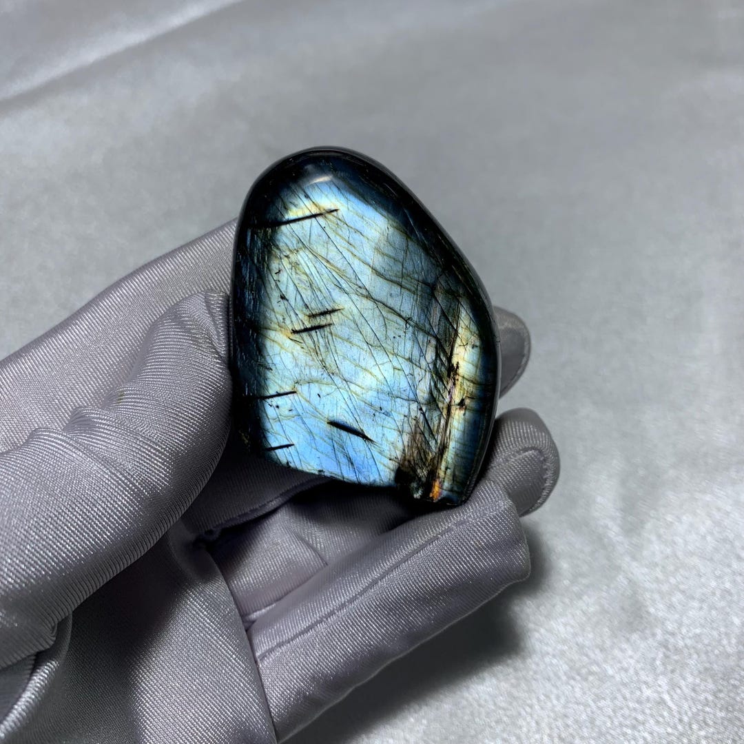 Rare Color Labradorite Freeform Natural Crystal Labradorite Mineral ...