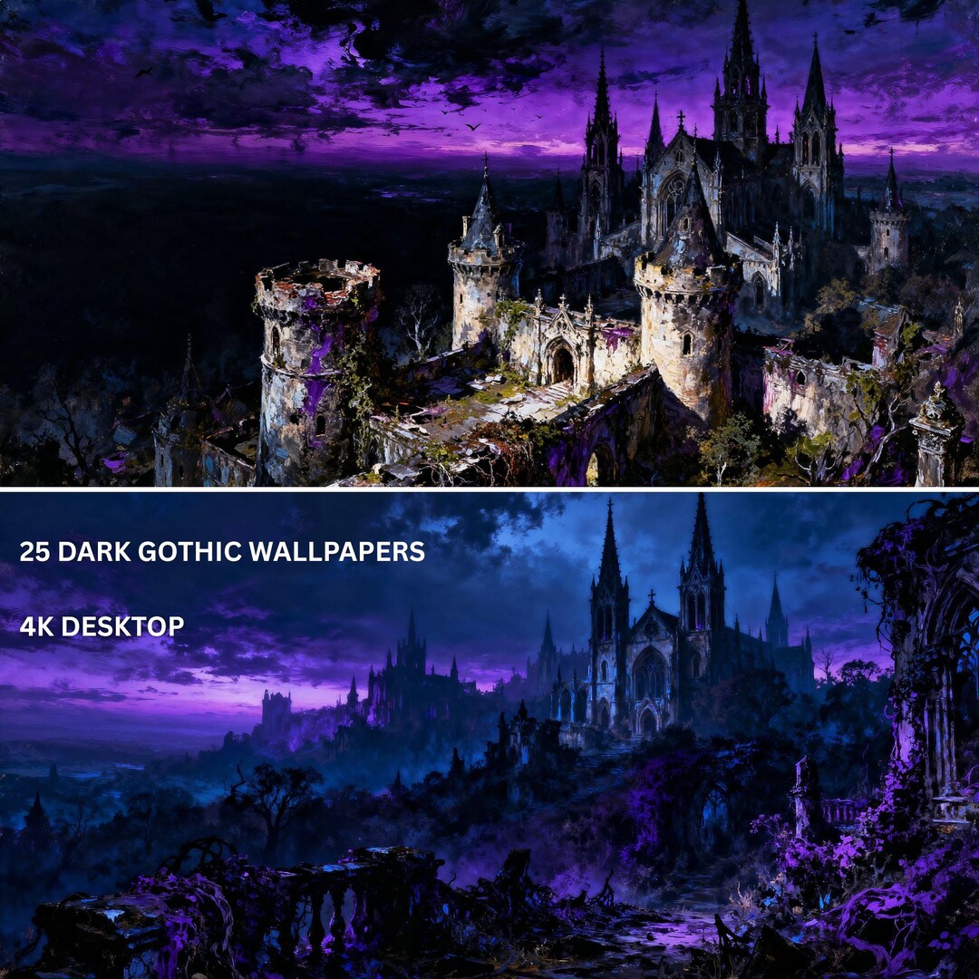 Cathedrals of the Violet Dusk – 25 Dark Gothic Desktop Wallpapers ...