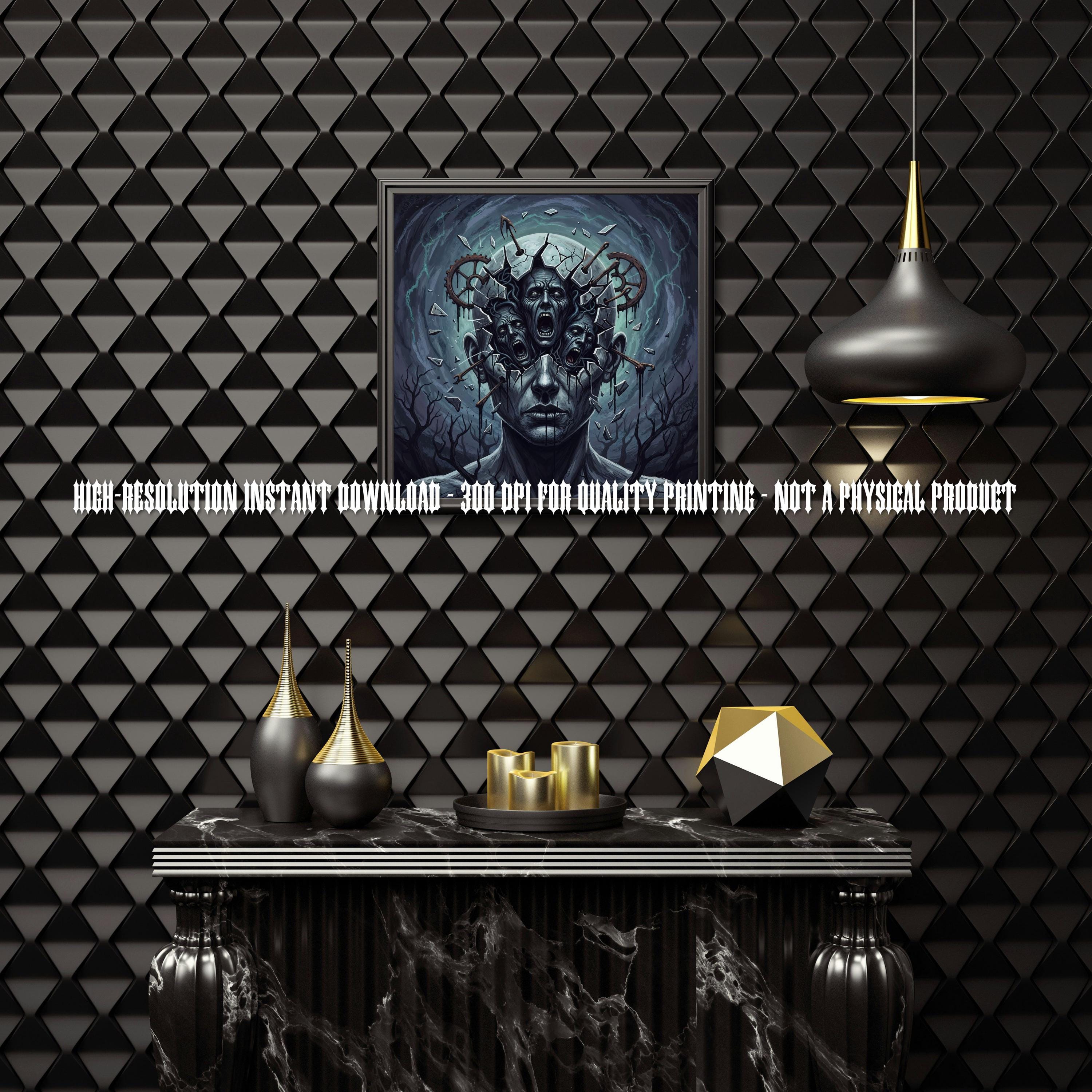 The Fractured Mind Dark Surreal Horror Art by Timodark 11