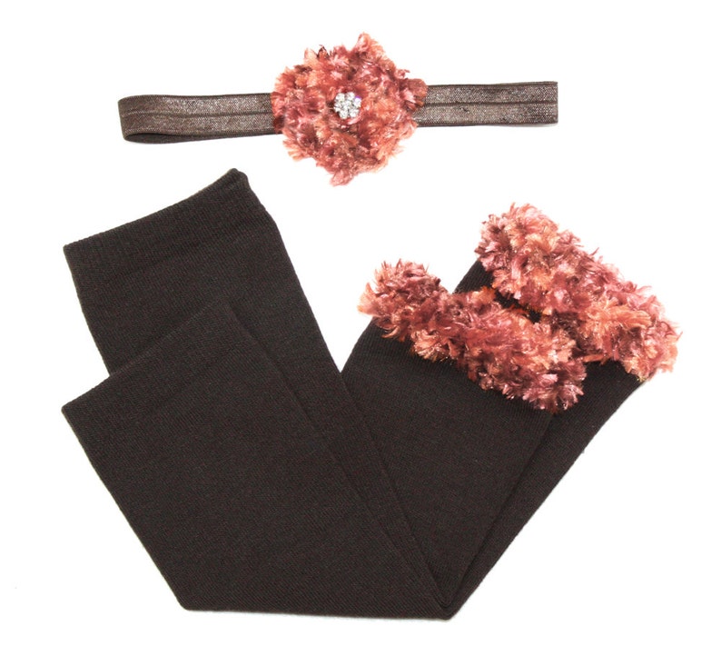 Autumn Brown Multicolored Baby Leg Warmers Etsy