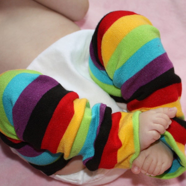Rainbow Leg Warmers Etsy