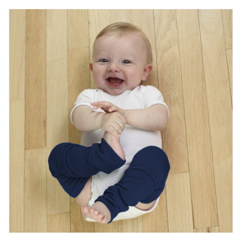 Newborn Navy Blue Baby Leg Warmers Etsy