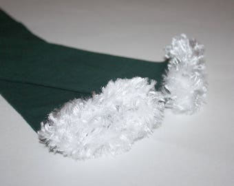 Green and White Philadelphia Eagles Baby Toddler Leg Warmers