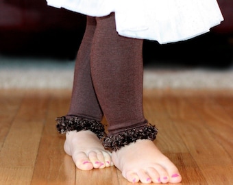 Chocolate Brown Baby Leg Warmers