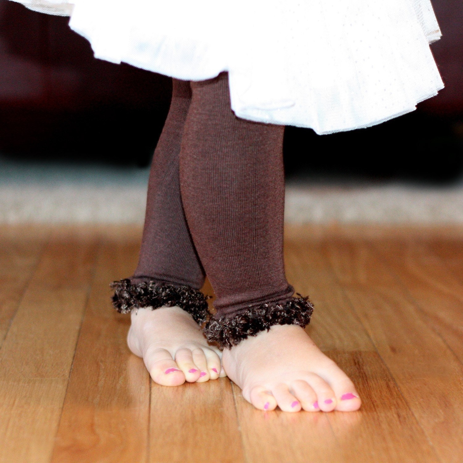 NIce Caps Girls Magic Stretch Knitted Leg Warmers 
