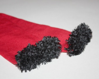 Atlanta Falcons NIU Black and Red Baby Leg Warmers