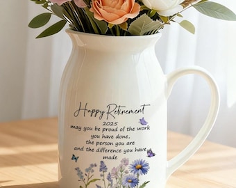 Aynsley Elizabeth Rose Vase, Vintage English Fine Bone China 8.75