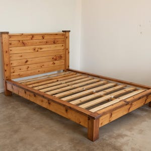 DIY platform bed Build plan, Low Profile Bed DIY Plan, Full size bed Plan, wood working Plans, PDF File