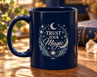 Copy of Raven Moon Night Sky Mug | Gothic Ceramic Coffee Cup