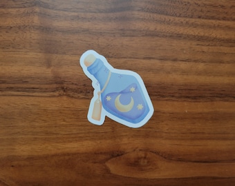 Moon and Stars Magic Potion Sticker | Cute Witch Mystical Sticker | Bullet Journal Planner Laptop