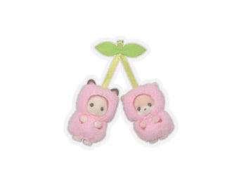 Calico Critters Cherry Vinyl Sticker