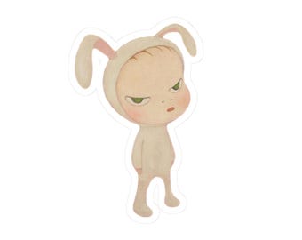 Yoshitomo Nara Bunny Character Sticker