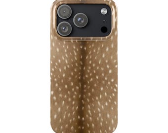 Gefleckte Hirsch Rehkitz schlanke iPhone Hülle | Braun Rehkitz Muster Handyhülle