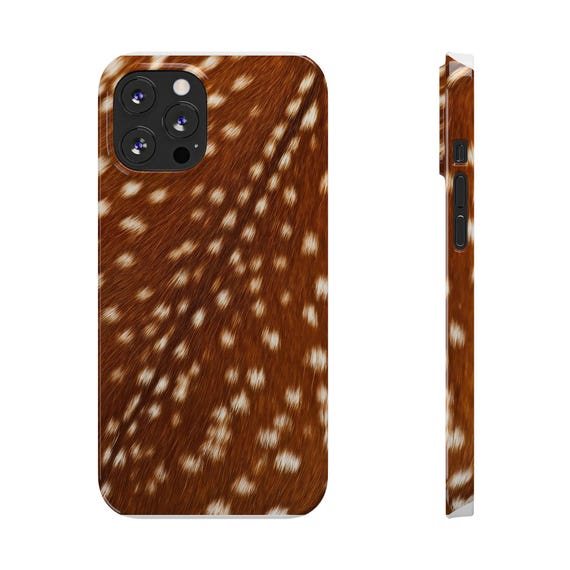 Fawn Print Phone Case: Chic Baby Deer Design Fawn Print Phone Case: Chic Baby Deer Design