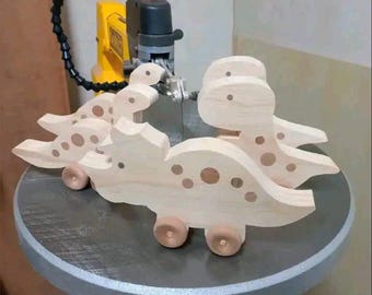 Scroll saw patterns, wooden toy plans, wooden dinosaurs set