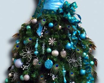 Ebook: Tutorial DIY Elegant Fashion-Themed Christmas Tree with Wide Skirt