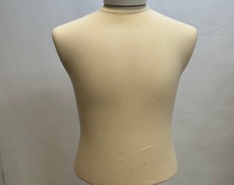 Used Male Dress Form - Cream Color Jersey