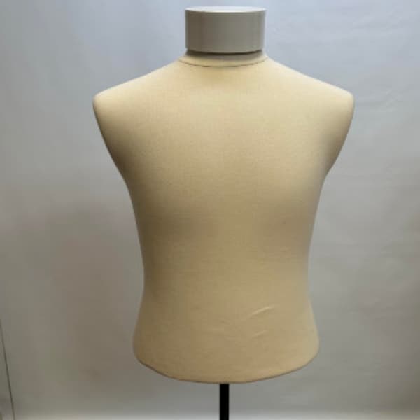 Used Male Dress Form - Cream Color Jersey