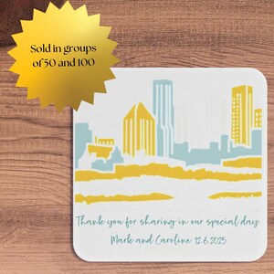 Personalized Photo Party Coasters, Birthday Coasters, Custom Wedding Table Decorations, Personalized Gift Favors, Photo Wedding Favor