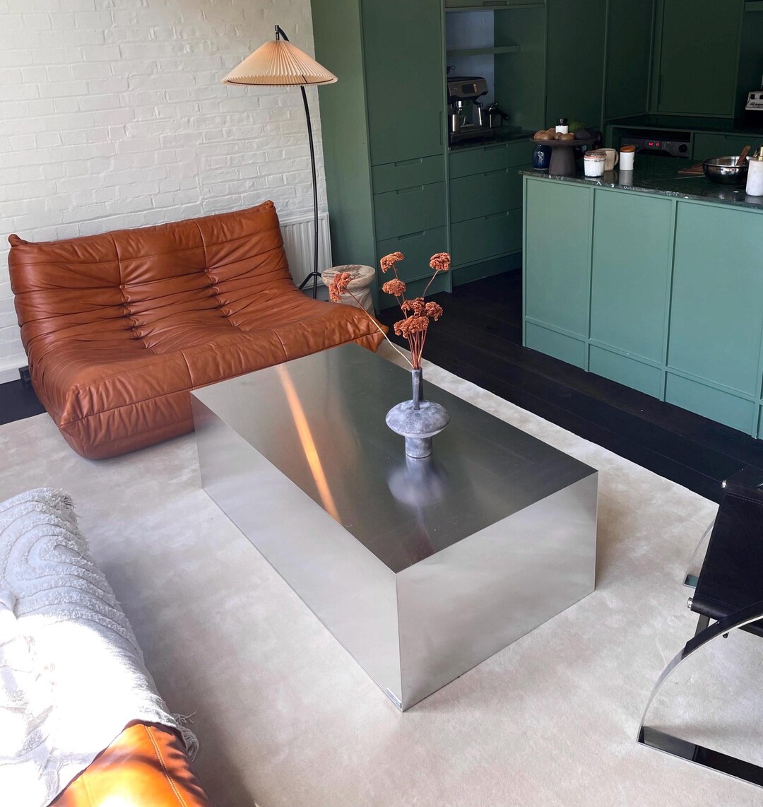 Aluminum Table. Minimalist Metal Coffee Table. Industrial Design ... - Industrial Minimalist Metal Coffee Table Designs