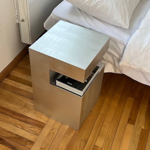 Aluminium Table, Side table, Metal Table, Stainless Steel Table, Book Shelf, Minimalist Home Decor