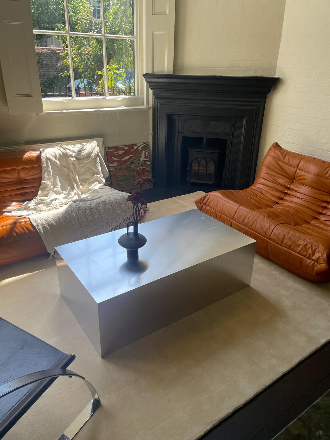 Beautiful view of Industrial Minimalist Metal Coffee Table Designs