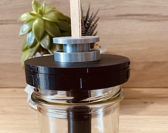 Herramienta universal para centrar mechas de madera V2 para velas