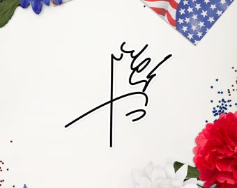 Pegatinas de la firma del Shah/Pegatinas Pahlavi