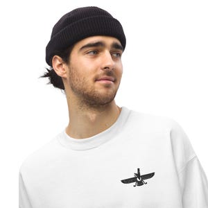 Faravahar embroidered sweatshirt Persian Symbol sweatshirt | Zoroastrian Shirt | Ancient Persian shirt|  Christmas gift for Persian