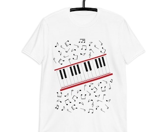 MJ Beat It T-Shirt, pop music shirt, family matching shirt, Piano & Music Notes