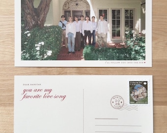 BTS Arirang World Tour 2026 Postcard (Toronto & LA) - bangtan world tour, concert ephemera, subtle bts keepsake, love letter memorabilia