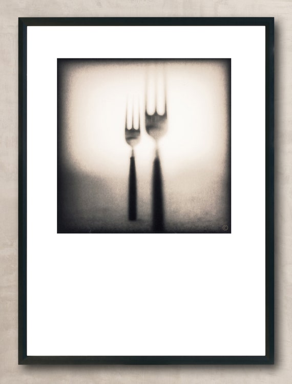 Pottery Barn Forksphotographic Printgicleekitchen Etsy