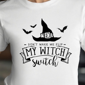 Halloween Witch Tee, Funny Halloween Shirt, Unisex Graphic T-Shirt, Spooky Season Apparel, Witchy Gift for Her