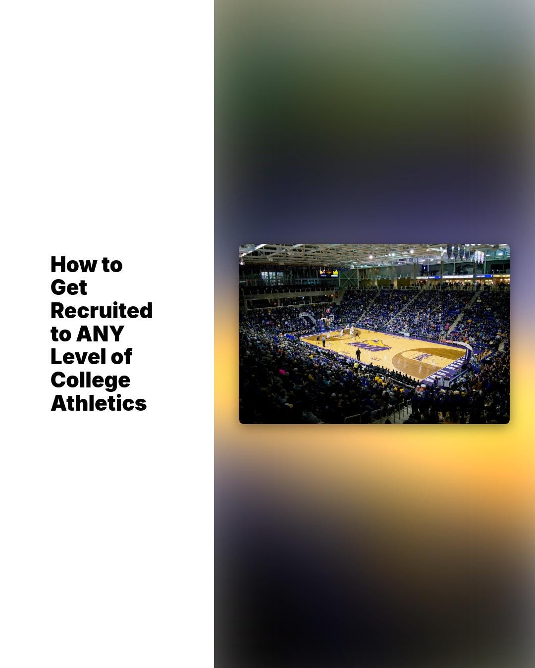 Customized Recruiting Player Profile - Etsy