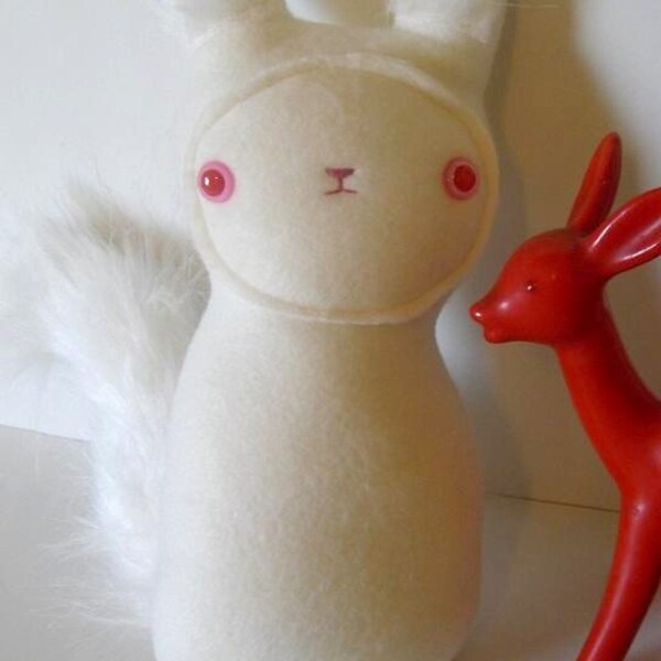 Crimson- The Creepy Cute Albino Squirrel