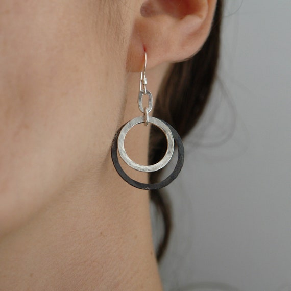 Nuevo! Pendient Vintage De Plata 925 Para Hombre Y Mujer, Aret De