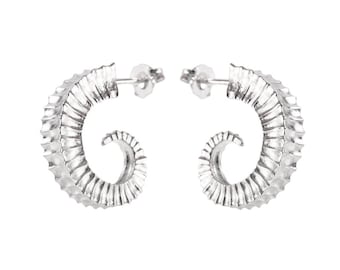 Ram's Horns earrings in Sterling Silver- Aires Earrings