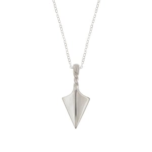Arrow Point Talisman Necklace in Sterling Silver