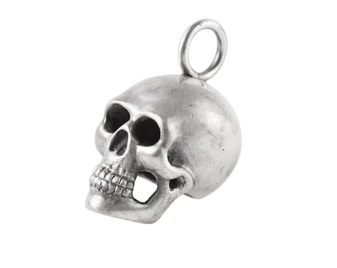 Big Sterling Silver Skull