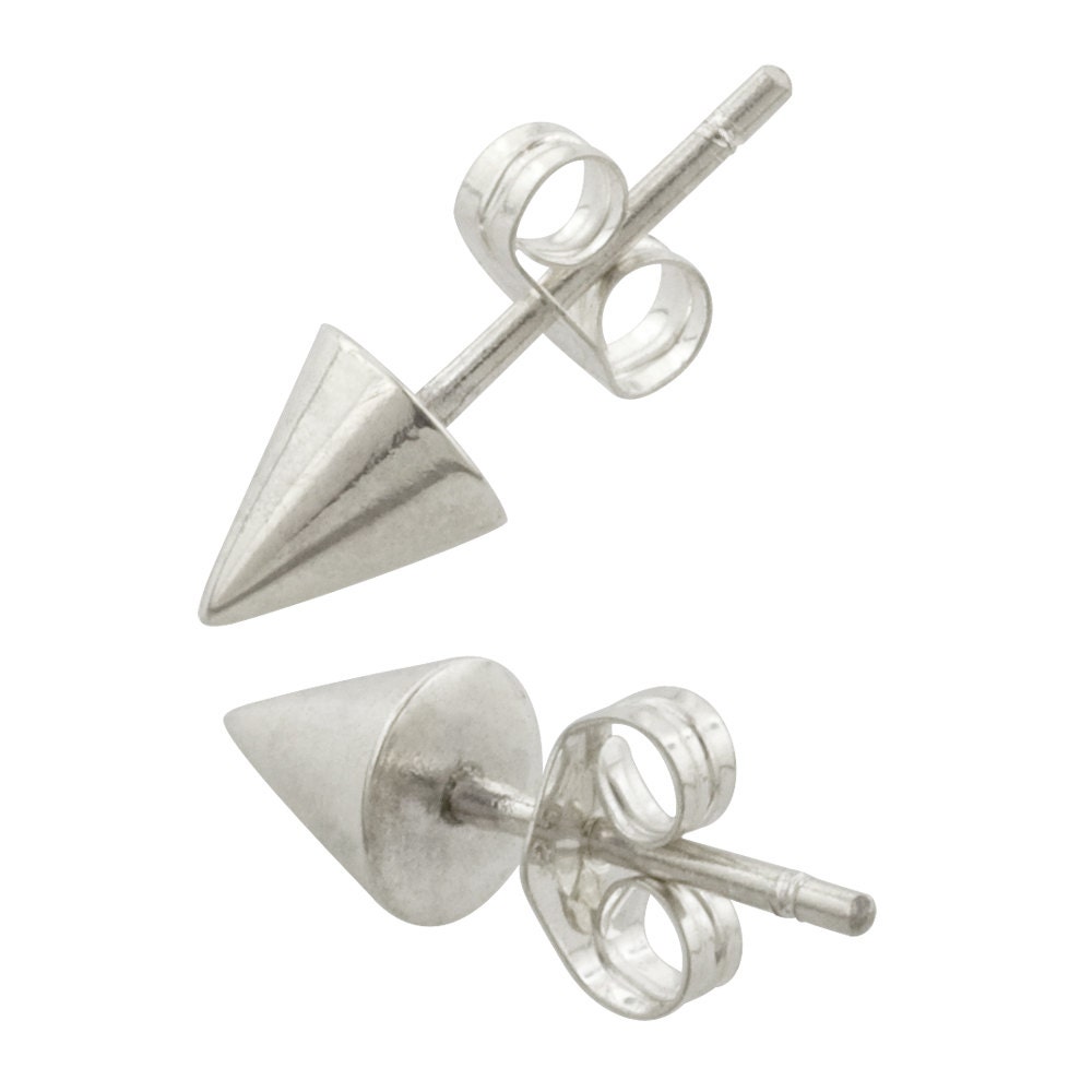 Tiny Vivienne Spike Studs Sterling Silver