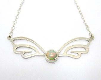 Opal Wings Necklace